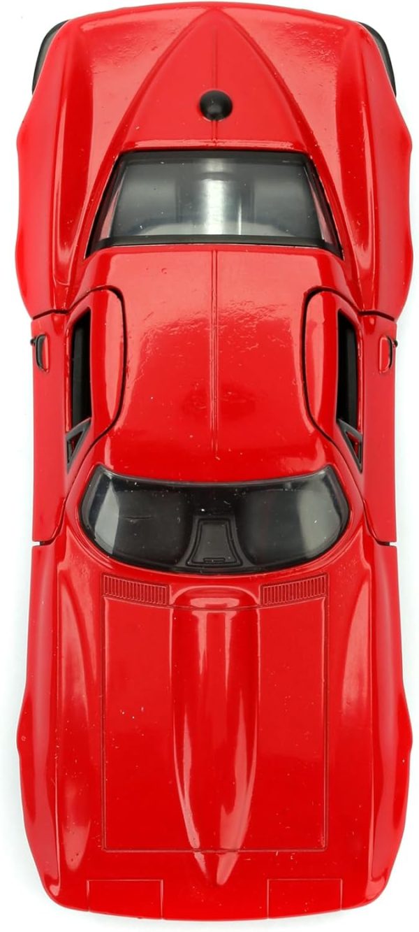 Jada Toys Fast & Furious 1:32 1966 Chevy Corvette Die-Cast Model Car, Detailed Exterior, Authentic Movie Replica, Collectible Toy – Ages 8+, Red - Image 8