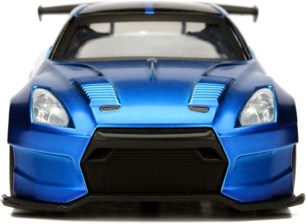 Jada Toys Fast & Furious 1:32 Nissan GT-R R35 Ben Sopra Die-Cast Model Car, Detailed Exterior, Authentic Movie Replica, Collectible Toy – Ages 8+, Blue - Image 2