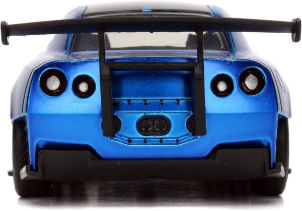 Jada Toys Fast & Furious 1:32 Nissan GT-R R35 Ben Sopra Die-Cast Model Car, Detailed Exterior, Authentic Movie Replica, Collectible Toy – Ages 8+, Blue - Image 3