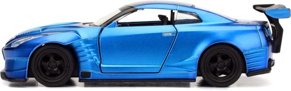 Jada Toys Fast & Furious 1:32 Nissan GT-R R35 Ben Sopra Die-Cast Model Car, Detailed Exterior, Authentic Movie Replica, Collectible Toy – Ages 8+, Blue - Image 4