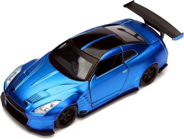Jada Toys Fast & Furious 1:32 Nissan GT-R R35 Ben Sopra Die-Cast Model Car, Detailed Exterior, Authentic Movie Replica, Collectible Toy – Ages 8+, Blue - Image 5