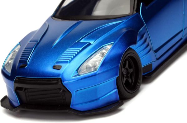 Jada Toys Fast & Furious 1:32 Nissan GT-R R35 Ben Sopra Die-Cast Model Car, Detailed Exterior, Authentic Movie Replica, Collectible Toy – Ages 8+, Blue - Image 7