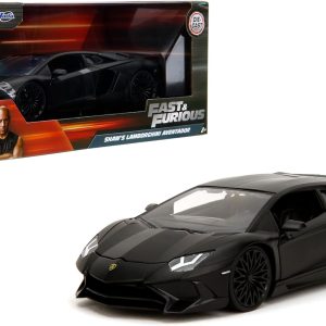 Jada Fast & Furious Shaw's Lamborghini Aventador SV – Die-Cast Vehicle, Opening Doors, Hood & Trunk, 1:24 Scale