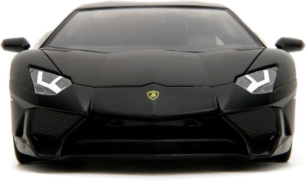 Jada Fast & Furious Shaw's Lamborghini Aventador SV – Die-Cast Vehicle, Opening Doors, Hood & Trunk, 1:24 Scale - Image 7